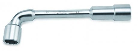 Торцевой ключ, реверсивный, торцевой, сквозной, метрический размер: 9 мм, размер: 9, обработка: матовый хром, ручка: металл Toptul AEAE0909