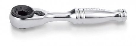 Ручка-бита HEX, размер: 1/4", длина 86 мм, трещотка (60 зубьев), мини Toptul CHDV0801