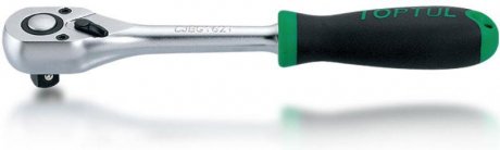 Трещотка 3/8', количество зубцов: 36, длина 200 мм, пластиковая ручка (индекс ремкомплекта: CLBG1212) Toptul CJBG1220