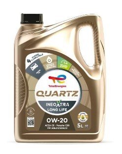 Фото автозапчастини олива моторна QUARTZ INEO XTRA LL 0W-20 5л TOTAL 0W20 QIX LL 5L