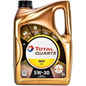 Моторна олія QUARTZ INEO MC3 5W-30 TOTAL 157103 (фото 1)