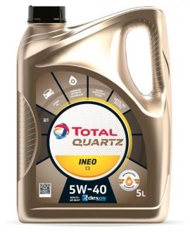 Моторное масло Quartz Ineo C3 5W-40, 5л TOTAL 213103