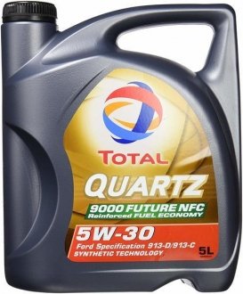 Масло моторное "QUARTZ 9000 Future NFC 5W-30", 5 л (183199) TOTAL 213835