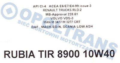 Фото автозапчасти масло rub.t.8900 euro 2-5 z dpf 208л TOTAL 25-01-00-0012