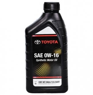 Моторна олія MOTOR OIL 0W-16 TOYOTA 0027916QTE