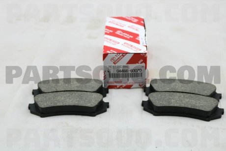 Фото автозапчасти колодки тормозные задние Тойота Land Cruiser 100 Lexus LX 470 (04466-60070) TOYOTA 0446660070