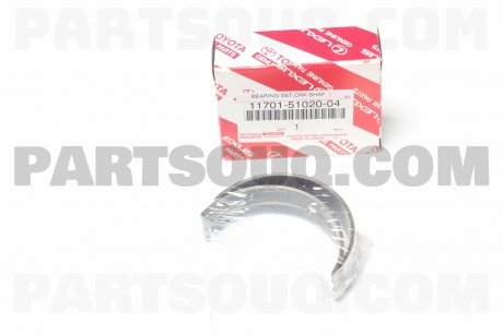 Фото автозапчасти вкладыши коренные STD (1 шейка) 1VD-FTV TOYOTA 11701-51020-04