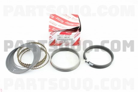 Фото автозапчасти кольца поршневые STD Тойота 2UZFE Land Cruiser 100 Lexus LX GX 470 (13011-50141 1301150140 13011-50140) TOYOTA 1301150141