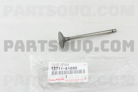 Фото автозапчастини клапан впускний Land Cruiser 07- RAV4 Auris Lexus TOYOTA 1371151030