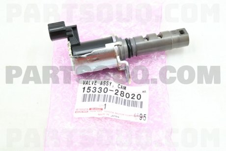 Оригинал клапан ГРМ давления масло Vvti Avensis Camry 30 40 Rav4 15330-28020 TOYOTA 1533028020 (фото 1)