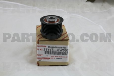 Фото автозапчасти шкив генератора TOYOTA 27415-0W053