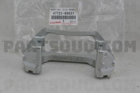 Фото автозапчасти скоба заднего суппорта Тойота Land Cruiser 100 LX 470 (47721-60031 4772160030 47721-60030) TOYOTA 4772160031 (фото 1)