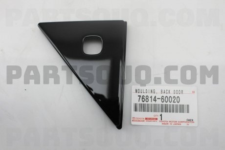 Фото автозапчасти молдинг передней двери TOYOTA 7681460020