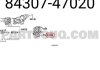 Оригінал контактна група підрульовий шлейф равлик спіральний кабель Prado 150 84307-47020 TOYOTA 8430747020 (фото 4)