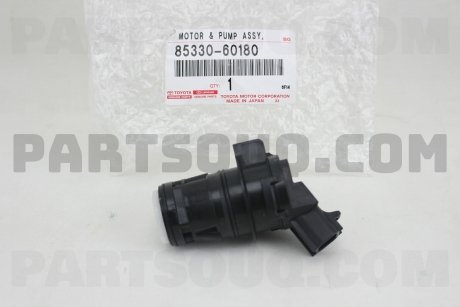 Фото автозапчасти моторчик омывателя стекла заднего Yaris Prius Rav4 Prado 120 Land Cruiser 200 Lexus LX 450 570 GX 460 85330-60180 TOYOTA 8533060180