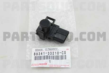 Фото автозапчастини датчик парктронік Тойота Camry 50 Venza Prado 150 Avalon (89341-33210-C0) TOYOTA 8934133210C0 (фото 1)