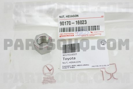 Гайка кріпильна TOYOTA 9017016023