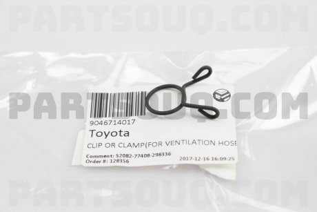 Хомут кріплення TOYOTA 9046714017