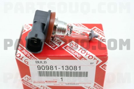 Фото автозапчасти лампочка фары H11 Auris Avensis Corolla Rav4 Yaris Prius Camry Highlander Prado 150 Lexus IS RX LX 570 TOYOTA 90981-13081