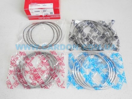 Кільця поршневі +0.50mm (к-кт на мотор) Toyota Hilux, Fortuner 2KD-FTV, Teikoku Piston Ring Co., Ltd. TP 35986.050