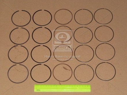 Кольца поршневые STD (к-кт на мотор) 1.2-1.5-3 AVEO, LANOS 1.6, D-TEC 1.6, Teikoku Piston Ring Co., Ltd. TP 41011.STD (фото 1)