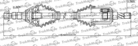 Фото автозапчасти fiat напіввісь передн. лів. croma (194_) 1.9 d multijet 05-11 TRAKMOTIVE 30-1126