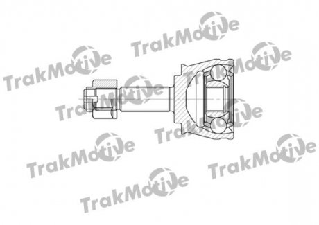 Фото автозапчастини fiat шркш зовнішній к-кт 22/22 зуб. albea 1.4 96-09, strada 1.2 99-06 TRAKMOTIVE 40-0576 (фото 1)