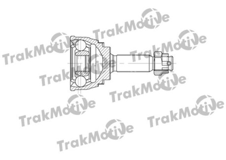 Фото автозапчасти hyundai к-кт шркш 25/30 зуб. lantra ii (j-2) 1.5 12v 96-00, mitsubishi lancer v station wagon 1.6 16v 92-03 TRAKMOTIVE 40-0649