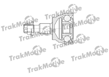 Фото автозапчасти db шркш зовнішній к-кт 37/30 зуб. gl-class (x164) gl 320 cdi 4-matic 06-09, gl-class (x164) gl 450 4-matic 06-12, r-class (w251, v251) r 63 amg 4-matic 06-10 TRAKMOTIVE 40-0670 (фото 1)