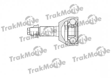 Фото автозапчастини chevrolet шрус наружн.к-кт 28/34 зуб. epica (kl1) 2.0 d 07-11 TRAKMOTIVE 40-0745