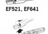 Склоочисник каркасний передня (1шт) ExactFit 640мм Trico EF641 (фото 3)