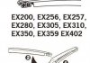 Щетка стеклоочистителя каркасная задняя 350mm (14\'\') ExactFit Rear Hyundai Santa Fe, Ria Rio II, Mazda CX-7, Toyota Avensis (EX350B) Trico EX350 (фото 3)