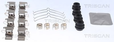 Монтажний набір гальмівних колодок передній Jeep Cherokee Lexus ES, LS, NX, RX Toyota Rav 4 2.0-3.5H 12.08- TRISCAN 8105131649