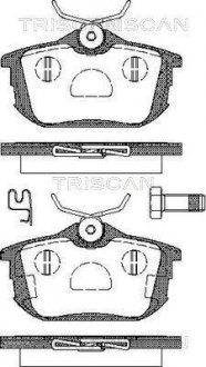 Комплект задних тормозных колодок TRISCAN 8110 10511 (фото 1)