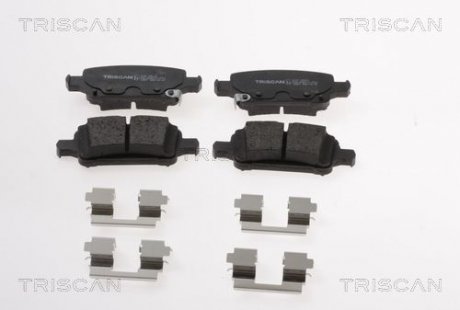 Комплект задних тормозных колодок TRISCAN 8110 24893 (фото 1)