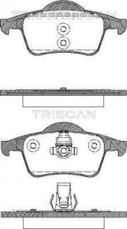 Комплект задних тормозных колодок TRISCAN 8110 27004 (фото 1)