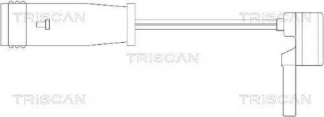 Датчик тормозных колодок TRISCAN 8115 23005 (фото 1)