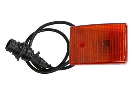 Лампа указателя поворота сторона левый (цвет стекла: оранжевый, P21W) MERCEDES ACTROS, ACTROS MP2 / MP3 04.96- TRUCKLIGHT CL-ME002L (фото 1)