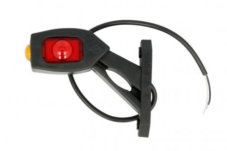 Фонарь габаритный L, белый/красный/оранжевый, светодиодный, накладной, длина кабеля 450, на коротком плече, 12/24В TRUCKLIGHT SM-UN142L