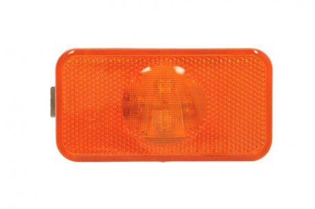 Габаритный фонарь левая/правая, оранжевый, LED, высота 54 мм; ширина 102мм, встроенный, 24В VOLVO FH, FH12, FH16, FL10, FL12, FM, FM10, FM12, FM9 08.93- TRUCKLIGHT SM-VO003 (фото 1)