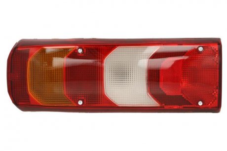 Фонарь задний левый (LED, 24В, с указателем поворота, с противотуманным светом, фонарем заднего хода, со стоп-сигналом, габаритным огнем, с подсветкой номерного знака, светоотражателем, боковым габаритным огнем) MERCEDES AC TRUCKLIGHT TL-ME010L (фото 1)