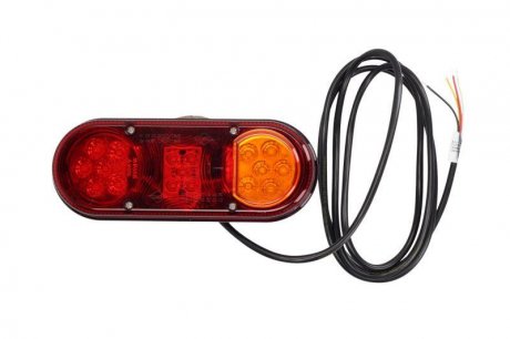 Фото автозапчастини ліхтар задній лівий (LED, 12/24V, з поворотником, зі стоп-сигналом, габаритним світлом, без відбивача) TRUCKLIGHT TL-UN048L