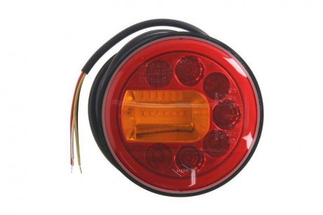 Ліхтар задній лівий LUNA (LED, 12/24V, з поворотником, зі стоп-сигналом, габаритним світлом, довжина кабелю: 1,5м, fi121мм) TRUCKLIGHT TL-UN085L