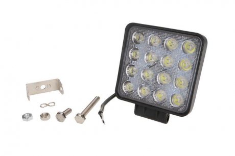 Фото автозапчастини світильник робочий (LED, 12/24/30V, 48W, 3300lm, кількість діодів: 16, довжина: 110 мм, висота: 110 мм, глибина: 72 мм, розсіяне світло) TRUCKLIGHT WL-UN207