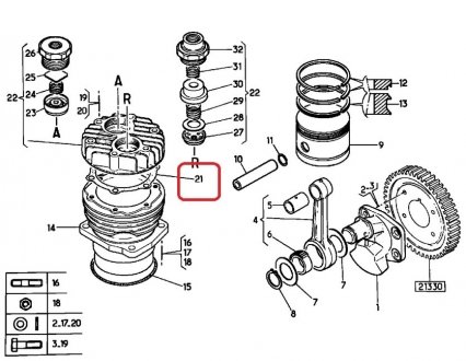 Прокладки к компрессору Truckline RV.7700.052