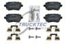 Фото автозапчастини колодки задние, (тип TRW) 04- (L=105mm) TRUCKTEC AUTOMOTIVE 0735138 (фото 1)