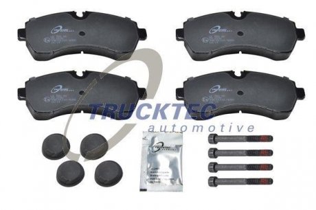 Комплект тормозных колодок, дисковый тормоз TRUCKTEC AUTOMOTIVE 02.35.201 (фото 1)