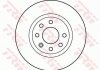 Тормозной диск передняя левая/правая (с винтами) VOLVO 440, 460, 480 1.6-2.0 04.86-12.96 TRW DF4300 (фото 1)