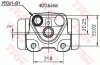 Фото автозапчасти тормозной цилиндр задний левая TOYOTA AVENSIS 1.6-2.0D 09.97-11.08 TRW BWF291 (фото 2)