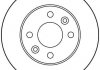 Гальмівний диск передня ліва/права (з гвинтами) RENAULT 5, RAPID/MINIVAN, SUPER 5, TWINGO I 1.0-1.6D 09.80-06.07 TRW DF1015 (фото 2)